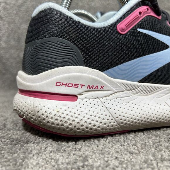 Brooks Ghost Max 1203951B082 Women’s Size 10 Black Athletic Running Shoes Used - Picture 2 of 13